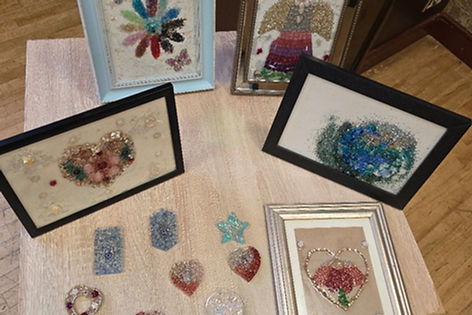 Art therapy creative work